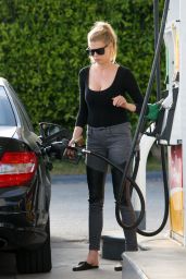 Charlotte McKinney Getting Some Gas in Los Angeles, CA 4/6/2017