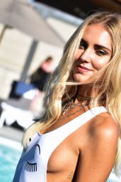 Chiara Ferragni – The Blonde Salad x Revolve Pool Party in Palm Springs 4/14/2017