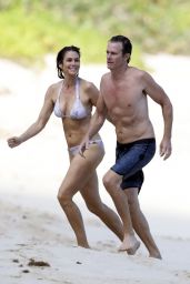 Cindy Crawford - Bikini Candids from Vacation in St. Barts 4/4/2017