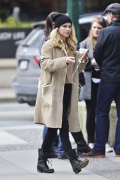 Claire Holt Casual Style - Out in Vancouver 4/4/2017