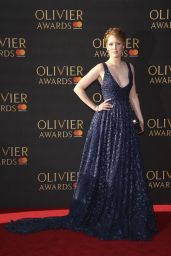 Clare Foster On Red Carpet – Olivier Awards in London 4/9/2017