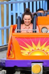 Daisy Ridley at the Disney California Adventure Park in Anaheim 4/3/2017
