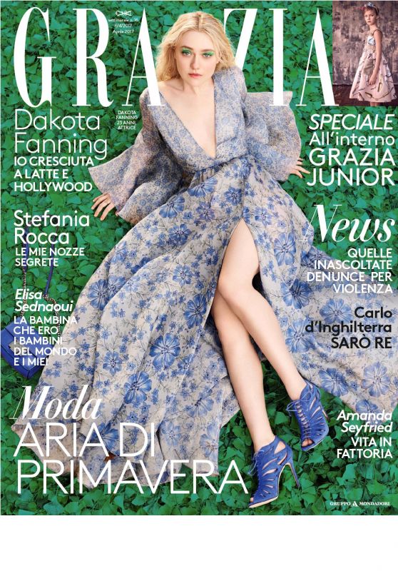 Dakota Fanning - Grazia Magazine Italia No.16 - 6 April 2017 Issue