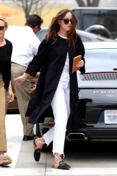 Dakota Johnson Casual Style - Shopping in Beverly Hills 04/26/2017