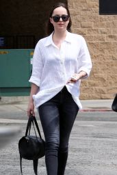 Dakota Johnson - Lunching With Girlfriend in West Hollywood 4/17/2017