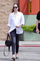 Dakota Johnson - Lunching With Girlfriend in West Hollywood 4/17/2017