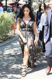 Demi Lovato Arriving at “Smurfs: The Lost Village” Premiere in LA