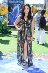 Demi Lovato at “Smurfs: The Lost Village” Premiere in Los Angeles