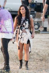 Demi Lovato - Filmed a music video for her song "No Promises" 4/12/2017