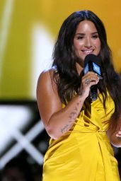 Demi Lovato on Stage at WE Day California Show in Los Angeles 04/27/2017