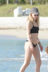 Doutzen Kroes in Bikini on the Beach in Miami 04/25/2017
