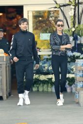 Eleanor Calder and Louis Tomlinson - Leaving Bristol Farms Supermarket in West Hollywood 4/10/2017
