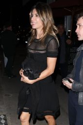Elisabetta Canalis in a Little Black Dress in West Hollywood, March 2017