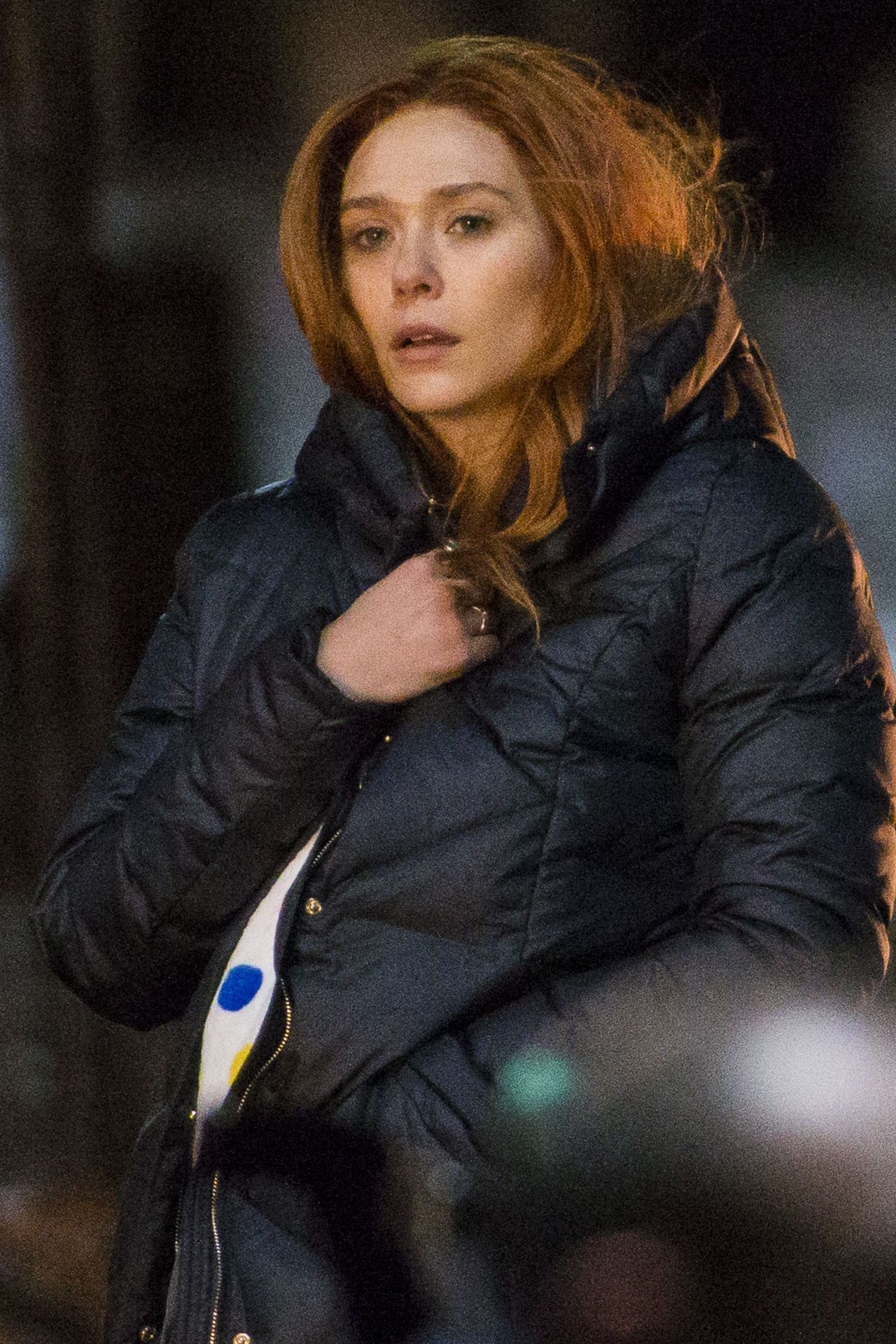 Elizabeth Olsen - Marvel 'Avengers:Infinity War Set in Edinburgh, UK 4