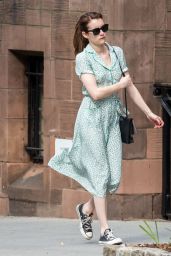 Emma Roberts Street Style - Out in New York City 04/29/2017