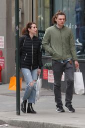 Emma Roberts Street Style - Shopping in NYC 4/23/2017 