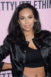Erica Mena at PrettyLittleThing x Stassie Launch Party in LA 4/11/2017