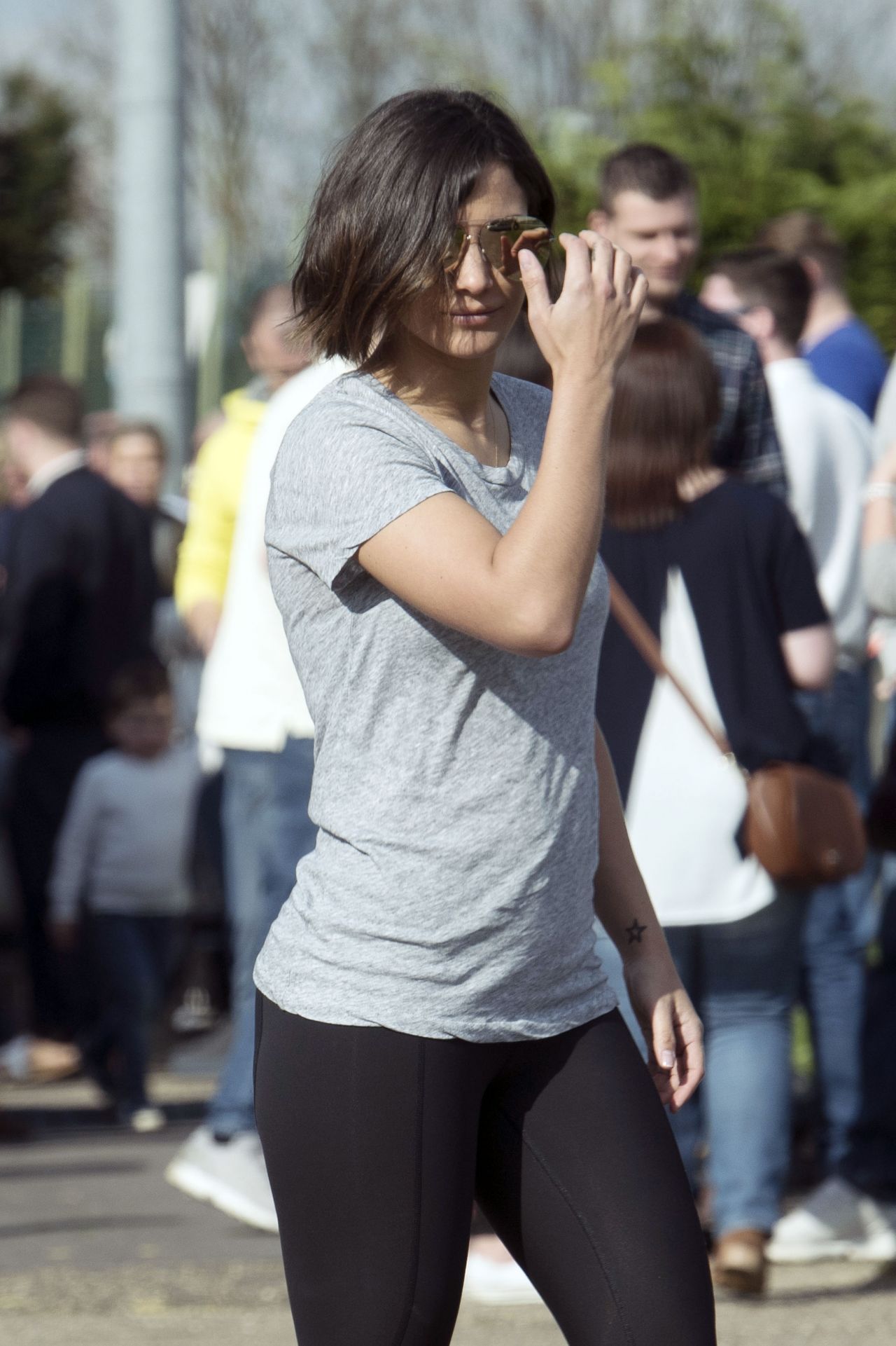 Frankie Bridge - Charity Football Match in Bexleyheath, London 4/2/2017