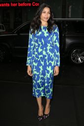Freida Pinto Style - Arriving at the SiriusXM Studios in NY 4/4/2017