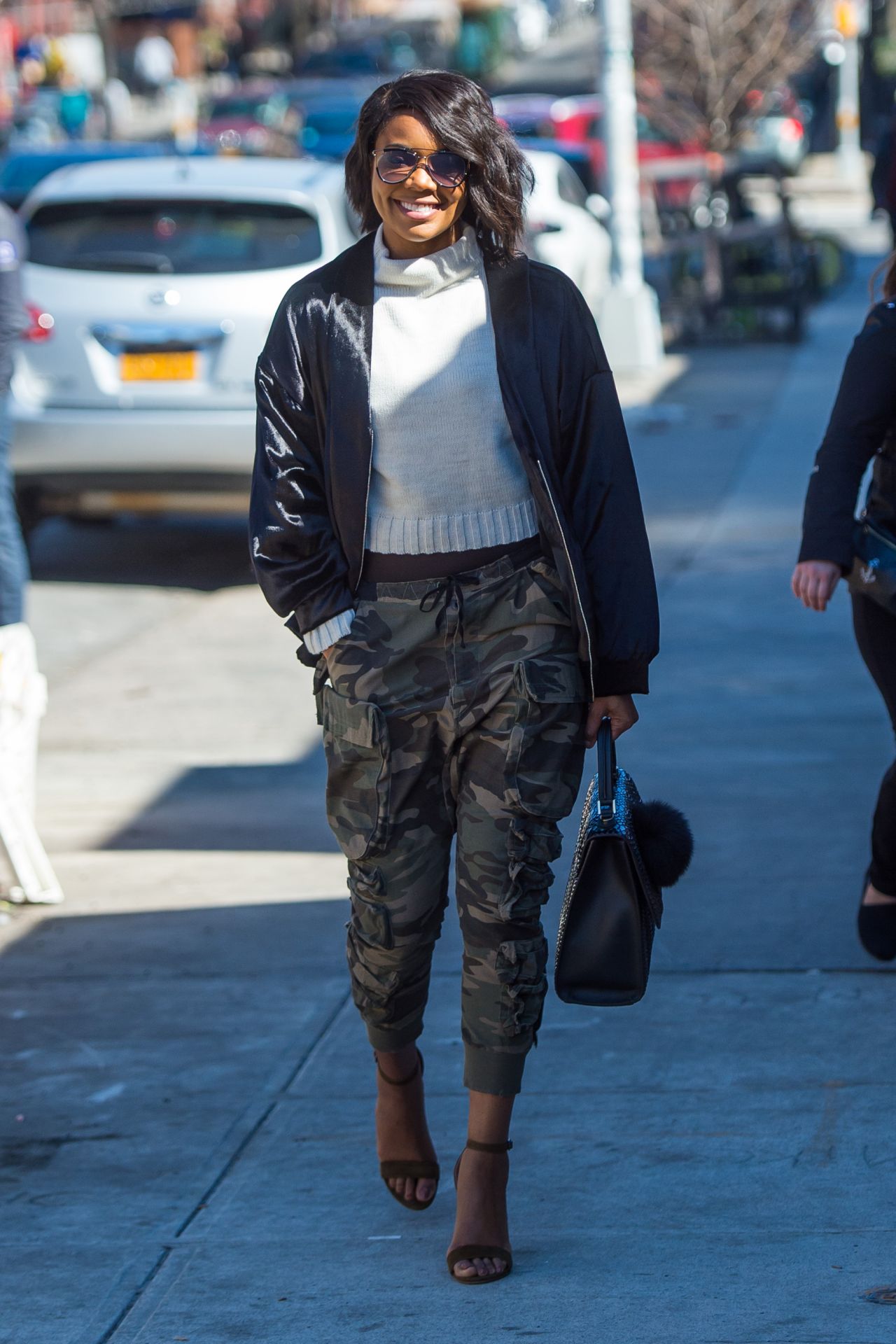 Gabrielle Union urban Outfit - NYC 4/8/2017 • CelebMafia