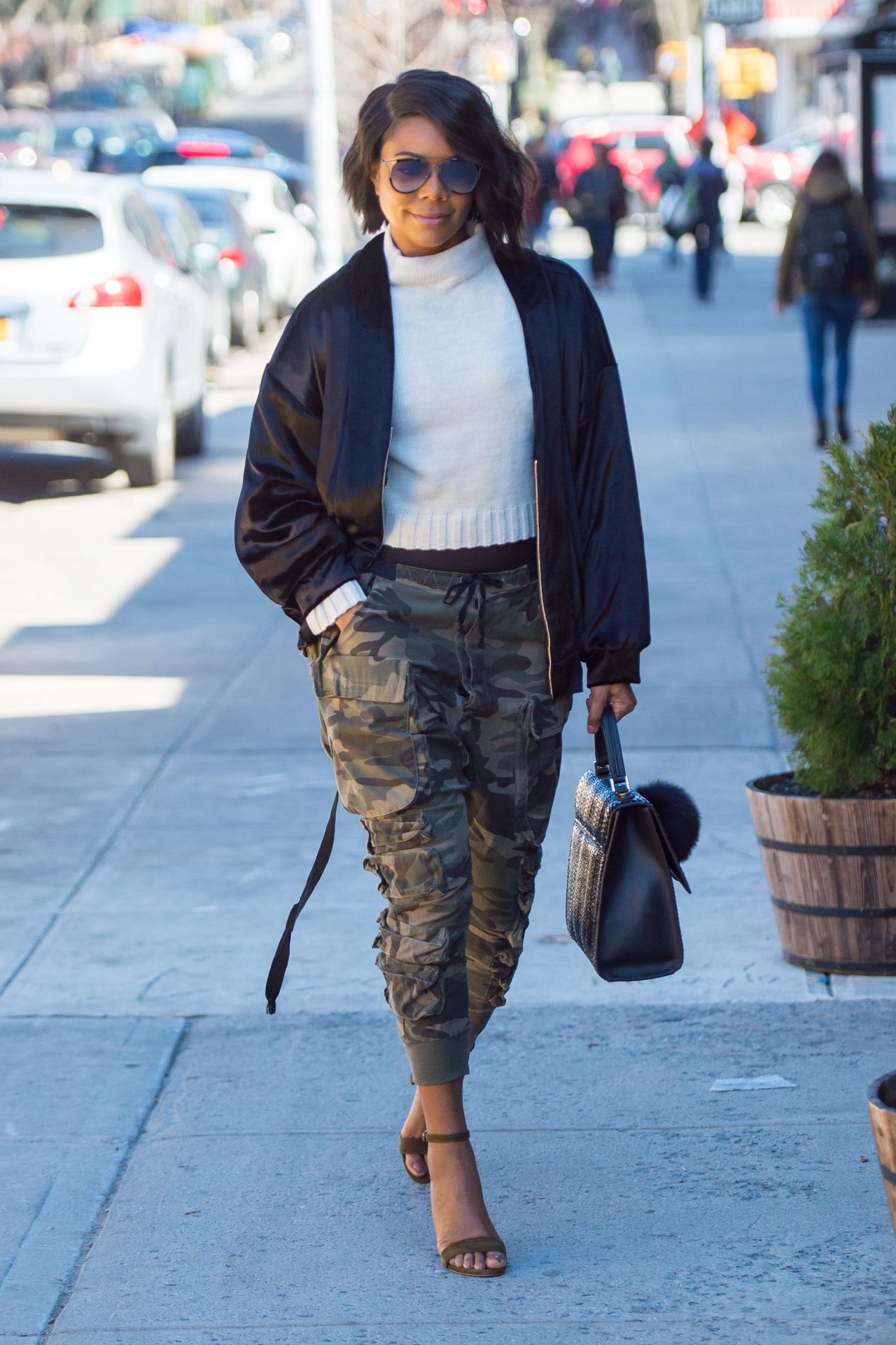 Gabrielle Union urban Outfit - NYC 4/8/2017 • CelebMafia