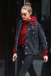 Gigi Hadid Casual Style - Out in NYC 4/17/2017