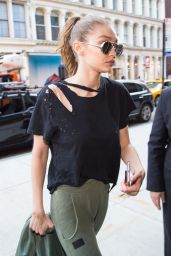 Gigi Hadid - Out in New York City April 4/10/2017