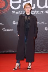 Greta Scarano – Beaune International Thriller Film Festival in France 3/31/2017