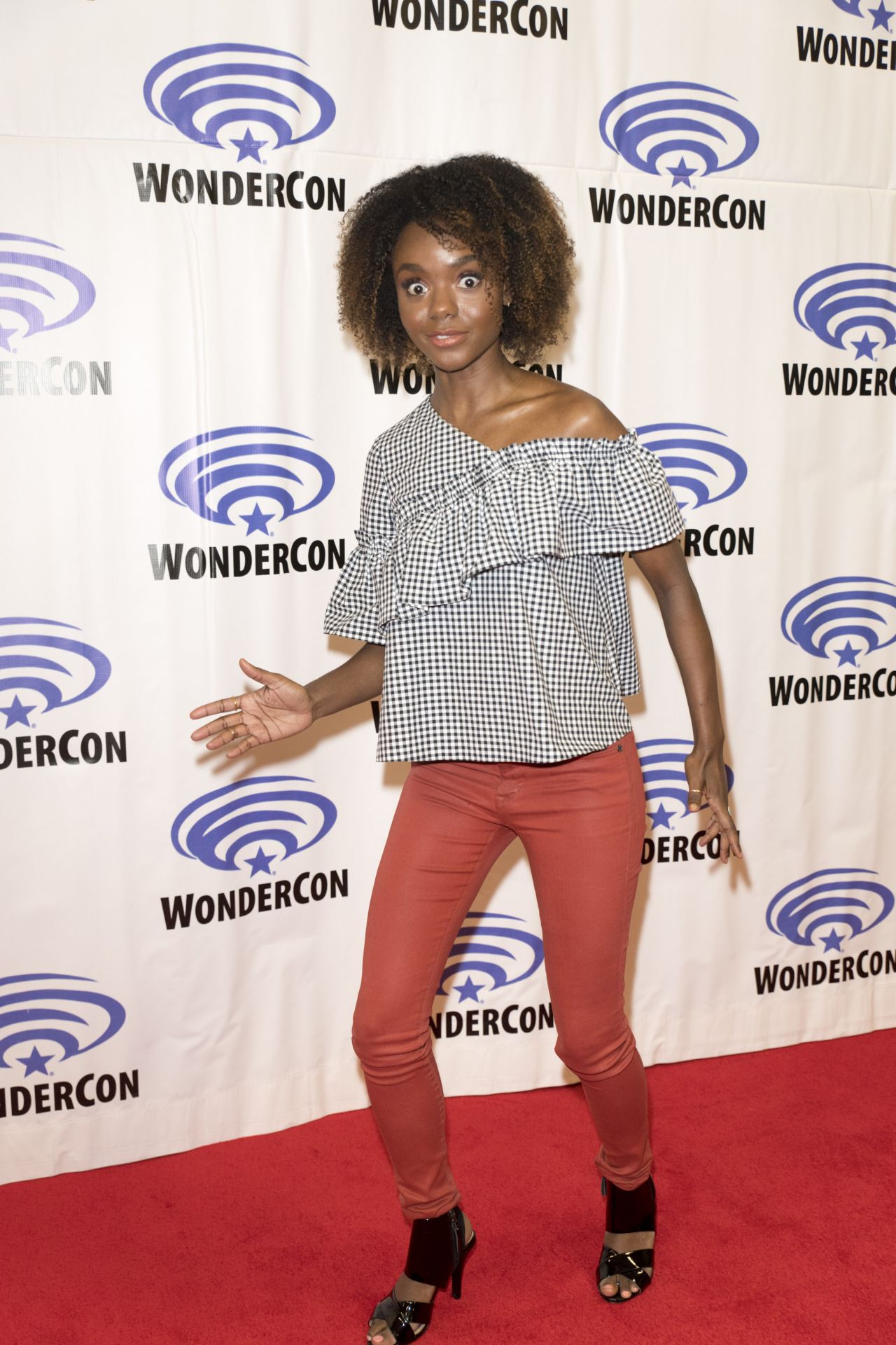 Hayley Law at "Riverdale" Press Room at WonderCon in Anaheim 3/31...