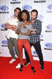 Hayley Law at “Riverdale” Press Room at WonderCon in Anaheim 3/31/2017