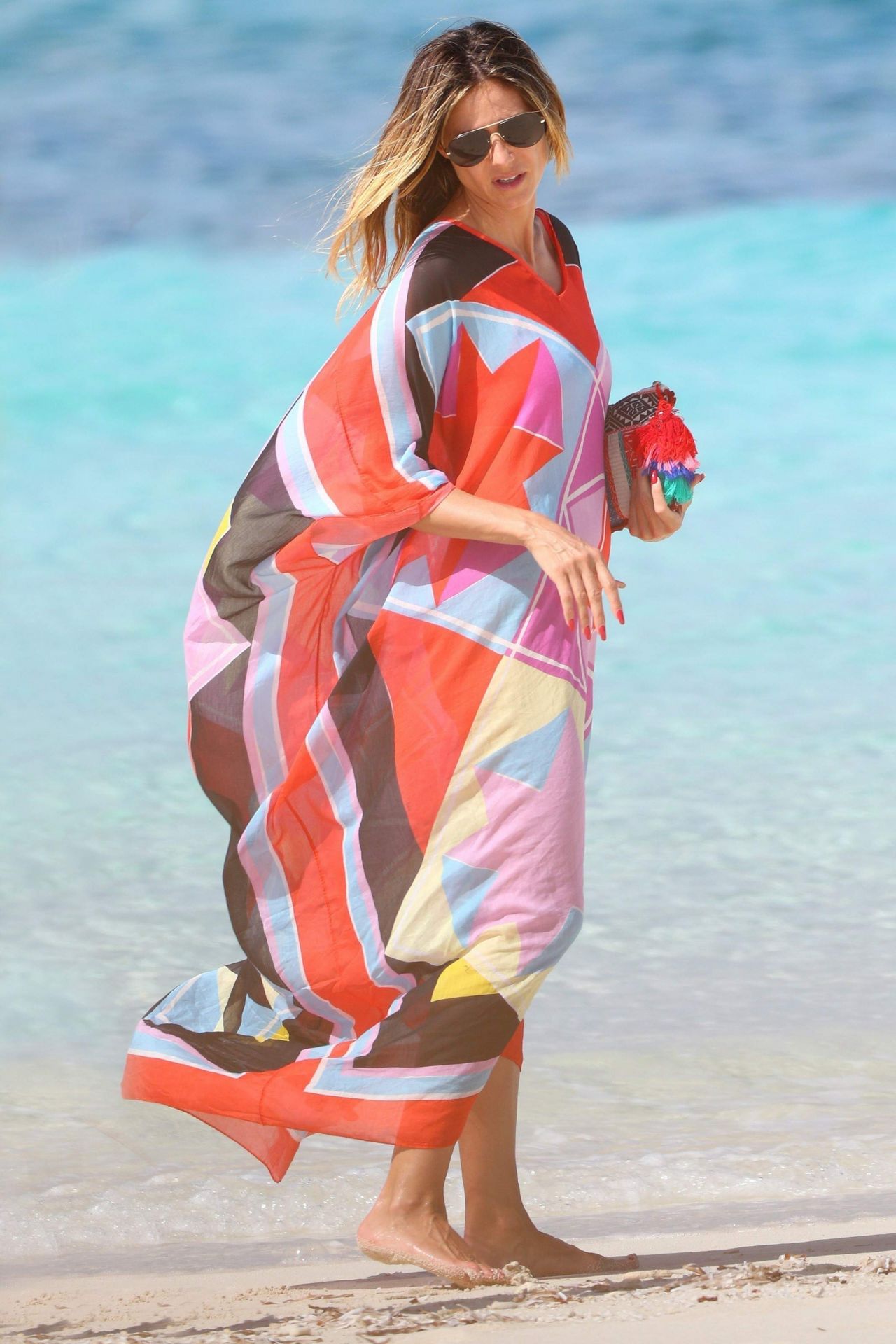 Heidi Klum In Bikini At The Beach On Turks And Caicos Islands 462017 • Celebmafia 
