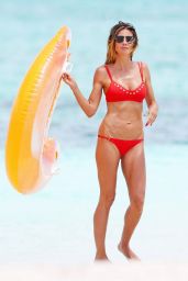 Heidi Klum in Bikini at the Beach on Turks & Caicos Islands 4/6/2017