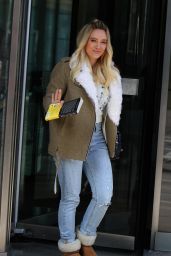 Hilary Duff at the "Younger" set at the CUNY School of Law in Queens, NYC 4/20/2017