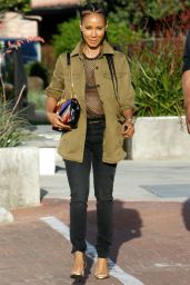 Jada Pinkett Smith in Casual Attire - Out in Los Angeles 4/23/2017