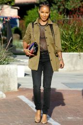 Jada Pinkett Smith in Casual Attire - Out in Los Angeles 4/23/2017