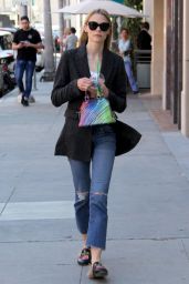 Jaime King Street Style - Out in Beverly Hills 4/10/2017