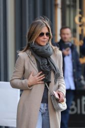 Jennifer Aniston Street Style - Shopping in Paris 4/14/2017