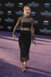 Jennifer Holland on Red Carpet – Guardians of the Galaxy Vol. 2 Premiere in Los Angeles