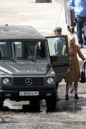 Jennifer Lawrence - "Red Sparrow" Set in Slovakia 04/25/2017