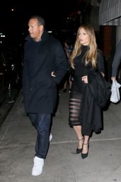 Jennifer Lopez and Alex Rodriguez Night Out in NYC, April 2017