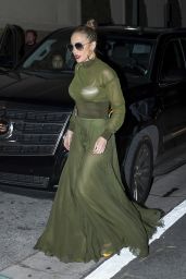 Jennifer Lopez Night Out Style - Miami, April 2017