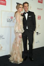 Jessica Marais at TV Week Logie Awards in Melbourne, Australia 4/23/2017