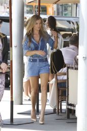 Joanna Krupa Leggy in Shorts - Il Pastaio in Beverly Hills 04/24/2017 