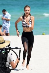 Josephine Skriver - Victoria Secrets Photoshoot in South Beach 04/25/2017