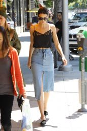 Kendall Jenner & Hailey Baldwin - Lunch at Honor Bar in Beverly Hills 4/18/2017