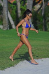 Kourtney Kardashian in Bikini on the Beach in Mexico 04/25/2017 
