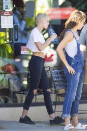 Kristen Stewart in Ripped Jeans - New Orleans 4/20/2017