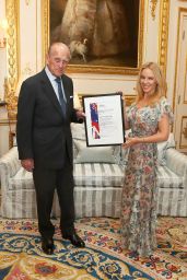 Kylie Minogue at Windsor Castle - Receiving Britain-Australia Society Award for 2016, 4/4/2017