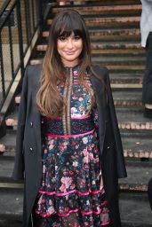 Lea Michele Arrives at Sunday Brunch in London 4/23/2017