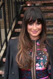Lea Michele Arrives at Sunday Brunch in London 4/23/2017